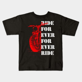 T100 Scrambler For Ever Ride Kids T-Shirt